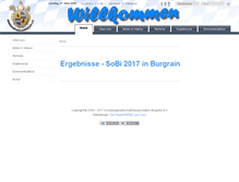 Tablet Screenshot of burgschuetzen-burgrain.de